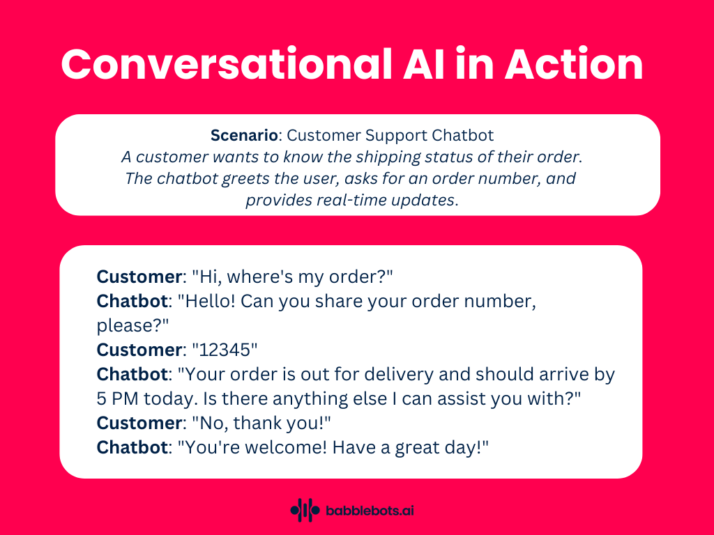 Conversational AI in action